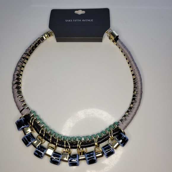 Saks Fifth Avenue Chunky Necklace NWT - Picture 1 of 7